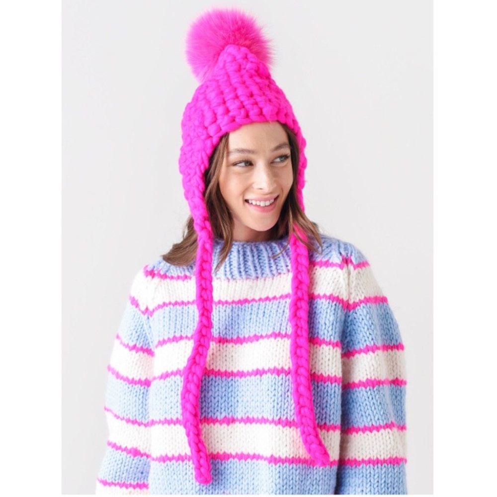 Mischa Lampert Magenta Nolita Hat Merino Wool